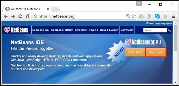 NetBeans 网站